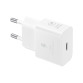 Netwerkadapter Samsung EP-T2510XWEGEU 25W USB-C-poort zonder kabel wit