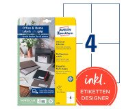 Etiquette universelle 105 x 148 mm Office&Home - Boîte de 40