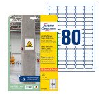 Etiquette papier, ultra-adhésif, blanc