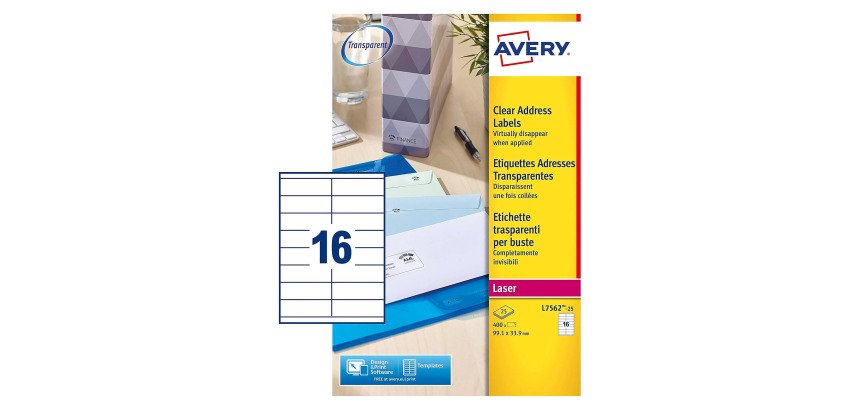 Etiquette d'adresse, 99,1 x 33,9 mm