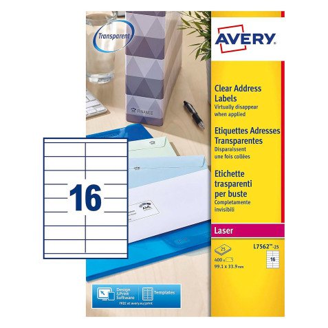 Etiquette d'adresse, 99,1 x 33,9 mm