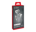 SBS Auricolari in-ear con filo stereo e connettore Lightning Made For Apple