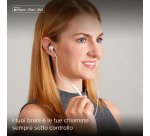 SBS Auricolari in-ear con filo stereo e connettore Lightning Made For Apple