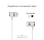 SBS Auricolari in-ear con filo stereo e connettore Lightning Made For Apple