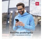 SBS Mini auricolari TWS con custodia di ricarica da 200 mAh - Nero