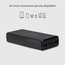 SBS Powerbank 20.000 mAh extra slim con porta USB 2.1A Intelligent Charge (IC)