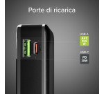 SBS Powerbank 10.000 mAh con cavo USB-C integrato