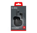 SBS TWS One Color– auricolari wireless con tecnologia True Wireless Stereo - Nero