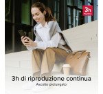 SBS TWS One Color– auricolari wireless con tecnologia True Wireless Stereo - Nero