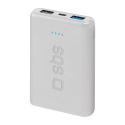 SBS Powerbank Pocket 5.000 mAh - Ricarica rapida con porta USB 2.1A Intelligent Charge (IC)