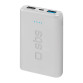 SBS Powerbank Pocket 5.000 mAh - Ricarica rapida con porta USB 2.1A Intelligent Charge (IC)