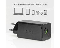 SBS Caricatore caricabatterie GaN da 140 Watt con Power Delivery (PD)