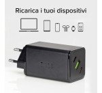 SBS Caricatore caricabatterie GaN da 65 Watt con Power Delivery (PD)