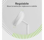 SBS Stazione di Ricarica Wireless Qi2 2x1 per iPhone 16/15/14/13/12, smartphone Android e auricolari wireless