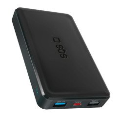 SBS Powerbank 10.000 mAh extra slim con porta USB 2.1A Intelligent Charge (IC)