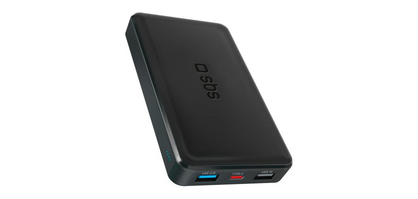 SBS Powerbank 10.000 mAh extra slim con porta USB 2.1A Intelligent Charge (IC)