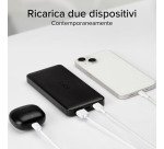 SBS Powerbank 10.000 mAh extra slim con porta USB 2.1A Intelligent Charge (IC)