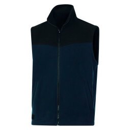 Gilli black sleeveless fleece vest