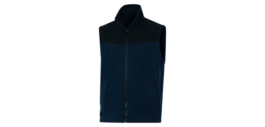 Deltaplus gilet de sécurité haute visibilité Gilli - homme - à zip - Noir