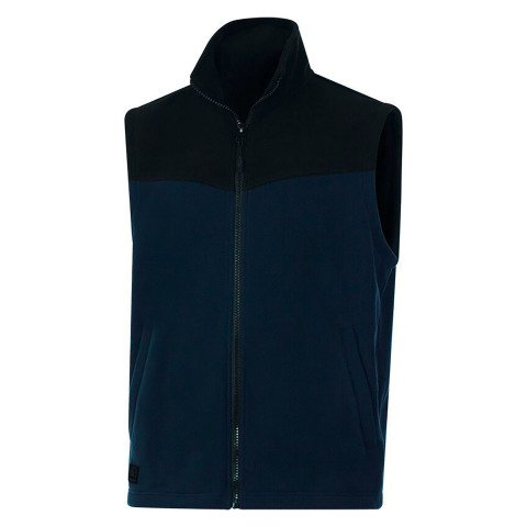 Chaleco polar sin mangas Gilli negro XL