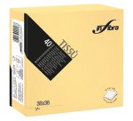 Tovagliolo Tissù Infibra 38x38 2 veli in pura cellulosa crema - 1440 pz