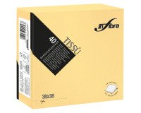 Tovagliolo Tissù Infibra 38x38 2 veli in pura cellulosa crema - 1440 pz