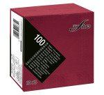 Tovagliolo 25x25 2 veli in pura cellulosa bordeaux - 3000 pz