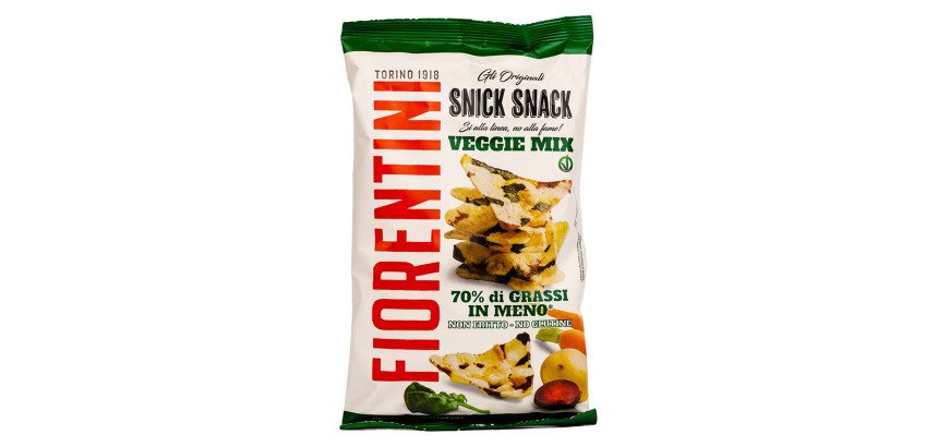 Snick Snack I Fiorentini Veggie Mix - monoporzione da 20g - 20 pz