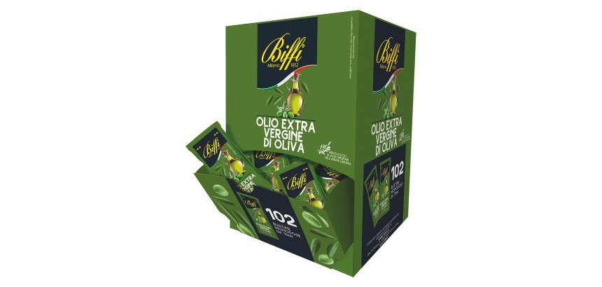 Olio Extra Vergine di Oliva Biffi Monodose - 102 bustine da 10ml