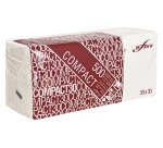 Tovagliolo monovelo 30x30 - pura cellulosa bianca - 7000 pz