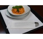 Busta portaposate in pura cellulosa bianca - 1000 pz