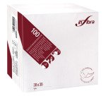 Tovagliolo in pura cellulosa, bianco, 2 veli, 38x38 - 1800 pz