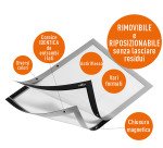 Durable Magaframe Magnetic Frame, Silver, A5 - Pack 2