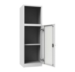 Armadio Casellario Monoblocco anta singola con parte superiore a giorno l x p x h 45 x 45 x 140 cm