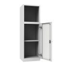 Armadio Casellario Monoblocco anta singola con parte superiore a giorno l x p x h 45 x 45 x 140 cm