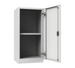 Armadio Ufficio Monoblocco anta intera 1 ripiano l x p x h 45 x 45 x 95 cm