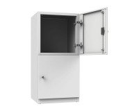 Armadio Casellario Monoblocco 2 ante singole 1 ripiano l x p x h 45 x 45 x 95 cm