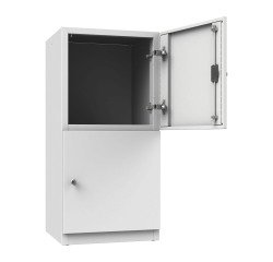 Armadio Casellario Monoblocco 2 ante singole 1 ripiano l x p x h 45 x 45 x 95 cm