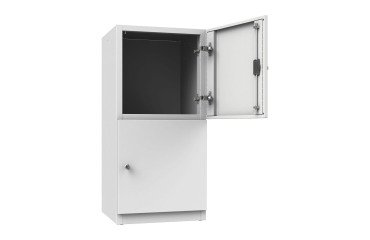 Armadio Casellario Monoblocco 2 ante singole 1 ripiano l x p x h 45 x 45 x 95 cm