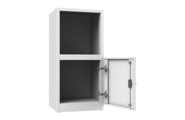 Armadio Casellario Monoblocco 1 anta singola 1 ripiano parte alta a giorno l x p x h 45 x 45 x 95 cm