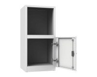 Armadio Casellario Monoblocco 1 anta singola 1 ripiano parte alta a giorno l x p x h 45 x 45 x 95 cm