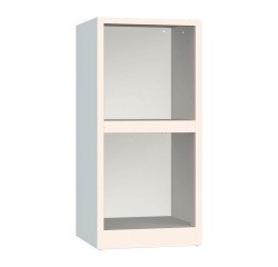 Armadio Ufficio Monoblocco a Giorno 1 ripiano l x p x h 45 x 45 x 95 cm