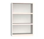 Armadio Ufficio Monoblocco a Giorno 2 ripiani l x p x h 90 x 45 x 140 cm