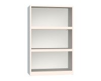 Armadio Ufficio Monoblocco a Giorno 2 ripiani l x p x h 90 x 45 x 140 cm