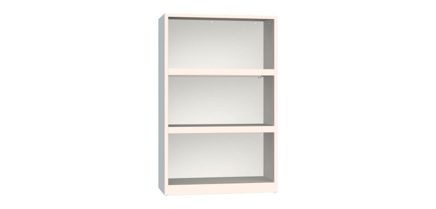 Armadio Ufficio Monoblocco a Giorno 2 ripiani l x p x h 90 x 45 x 140 cm
