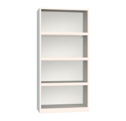 Armadio monoblocco a giorno, 3 ripiani, 90 x 45 x185 cm