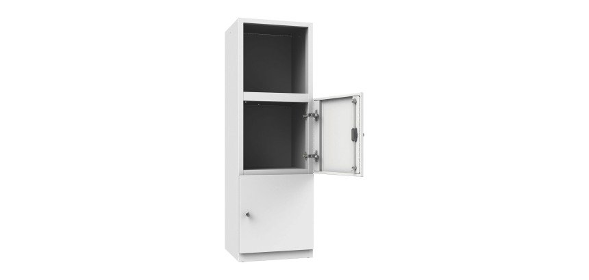 Armadio Casellario Monoblocco ante singole 3 vani l x p x h 45 x 45 x 140 cm