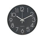 Orologio da parete nero bianco diametro 30,5 cm Methodo