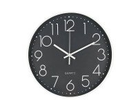 Orologio da parete nero bianco diametro 30,5 cm Methodo