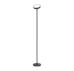 En_lampada da terra full moon led nero